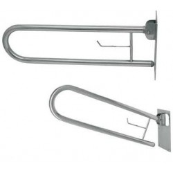 Asidero abatible fabricado en acero inoxidable acabado satinado medida 80cm