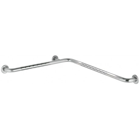 Asidero ángulo 90º fabricado en acero inoxidable AISI304 a dos paredes acabado satinado medidas 50X50cm.